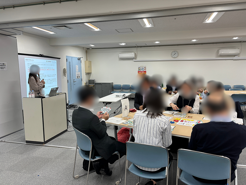 チームで議論中