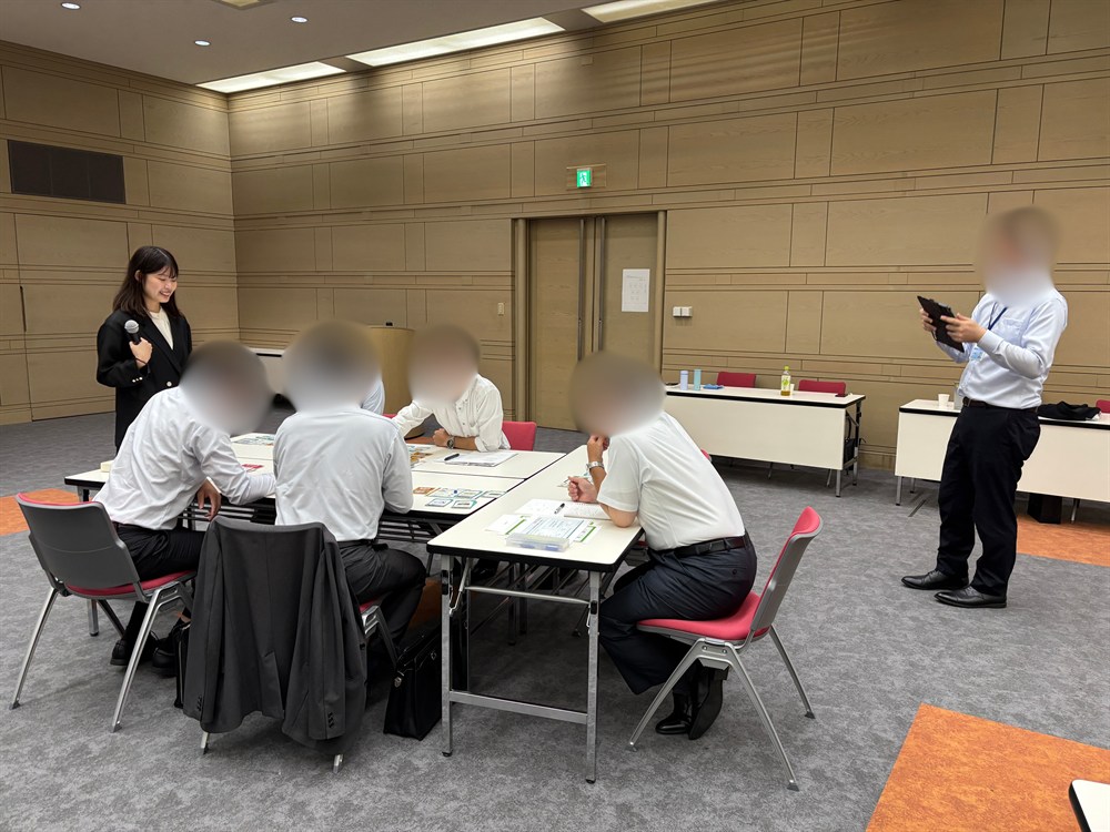 チームで議論中