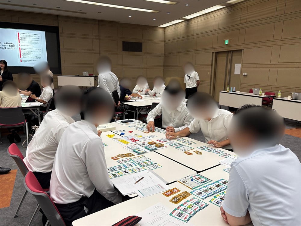 チームで議論中