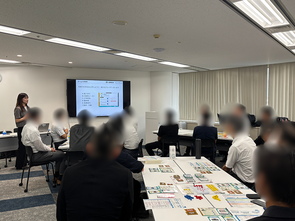 チームで議論中