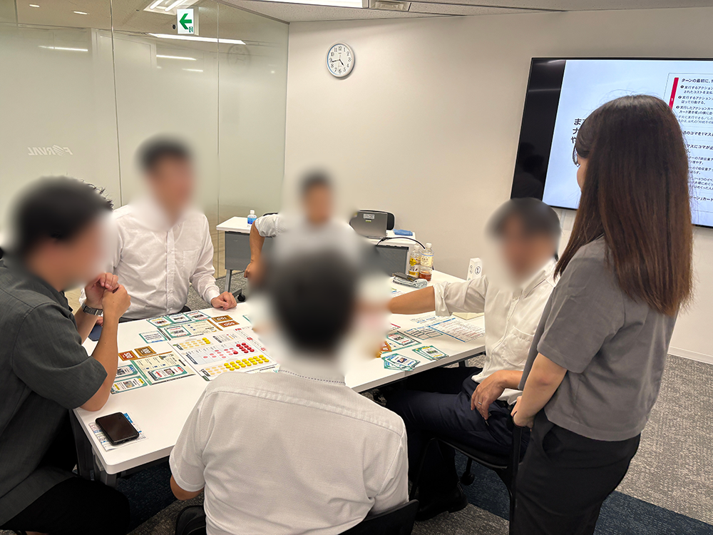 チームで議論中