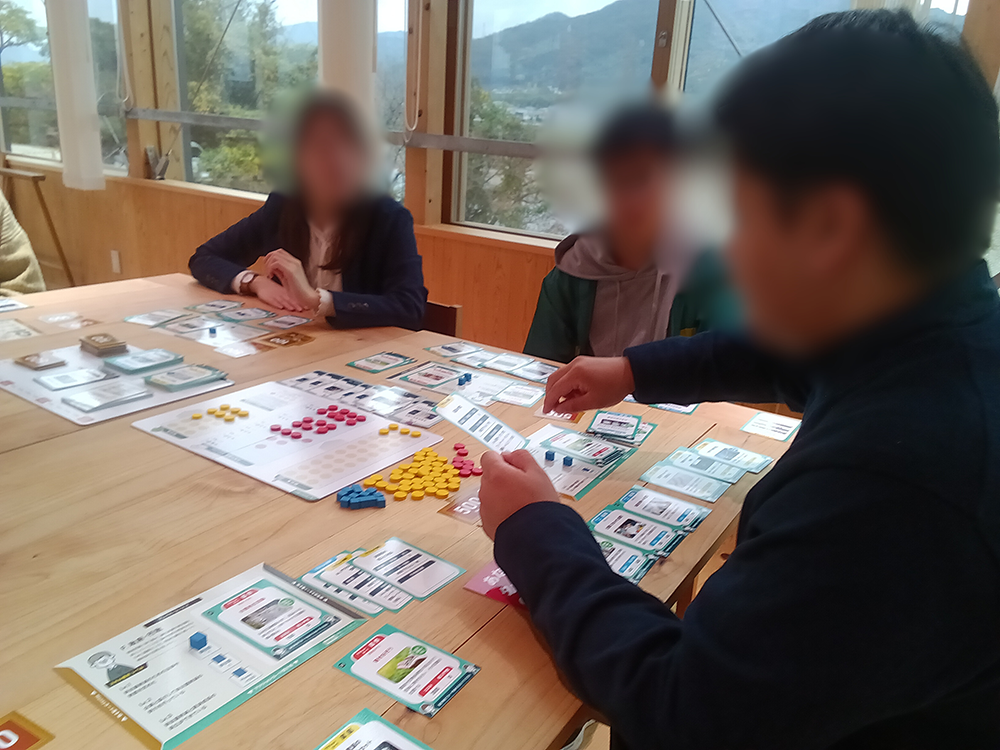 チームで議論中