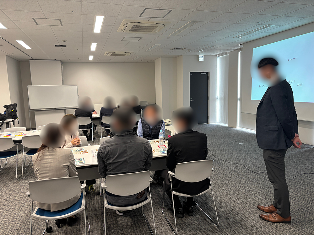 チームで議論中