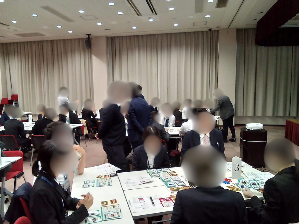 チームで議論中