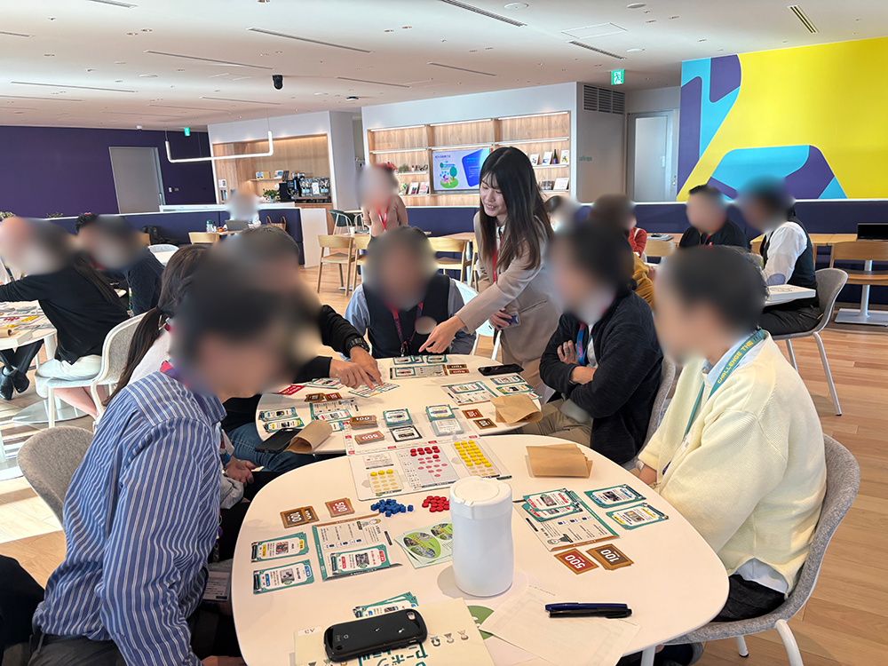 チームで議論中