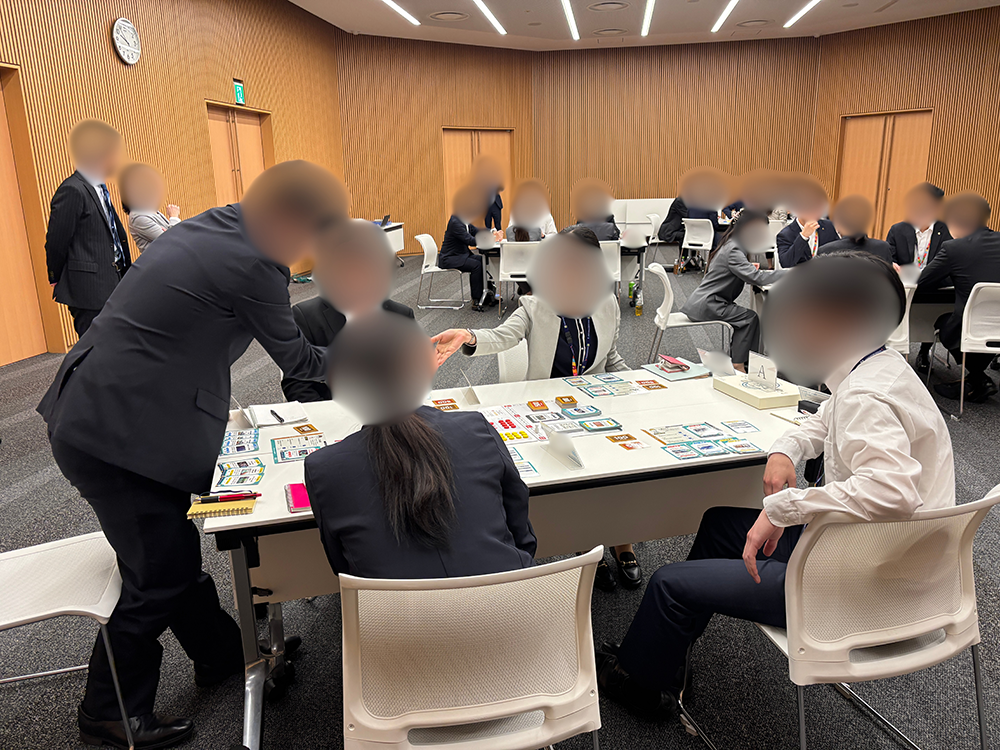 チームで議論中
