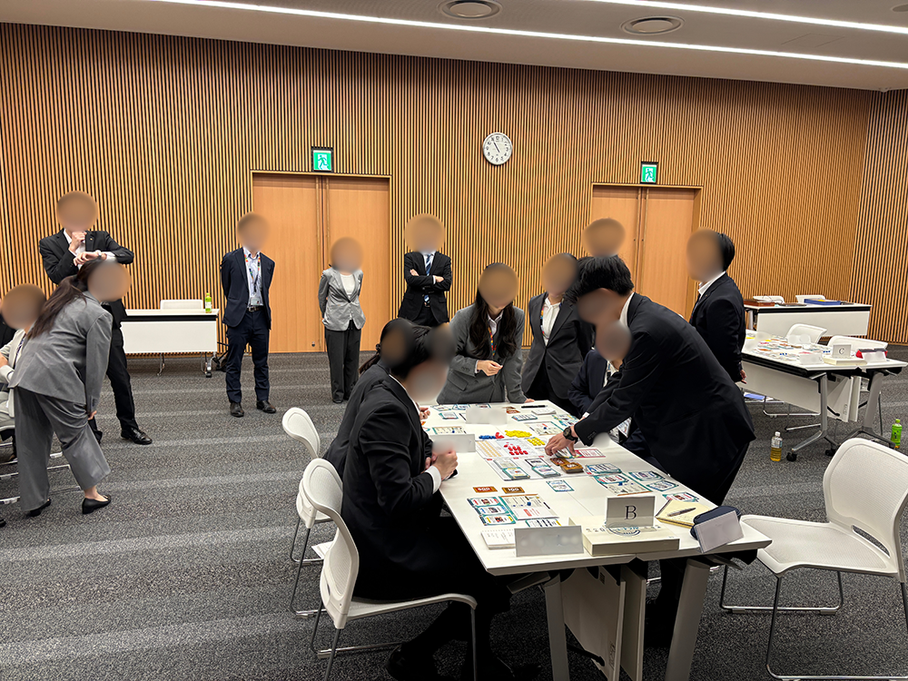 チームで議論中