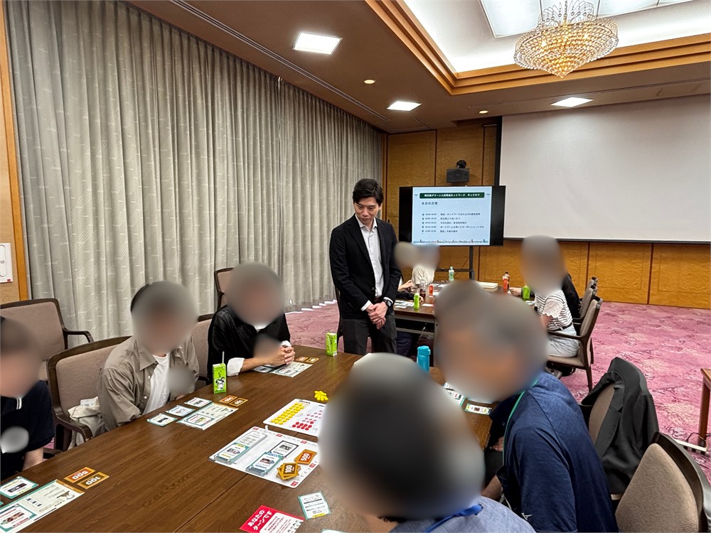 チームで議論中