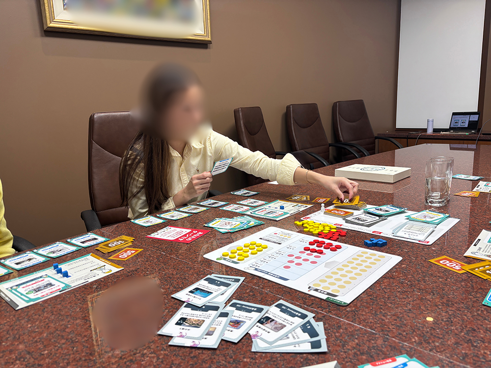 チームで議論中