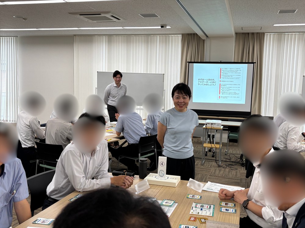チームで議論中