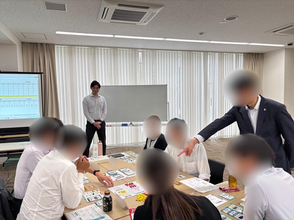 チームで議論中