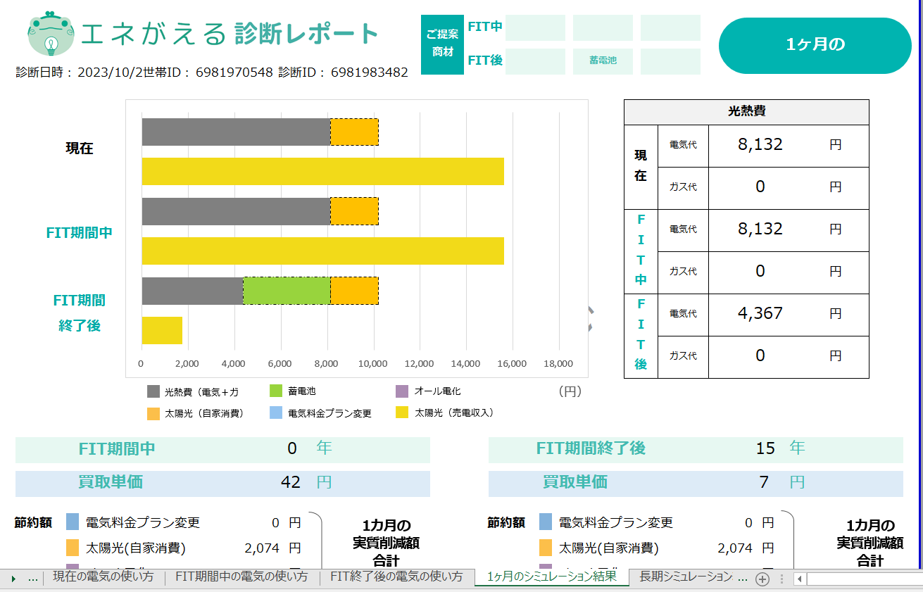 提案書自動出力(Excel エクセル)