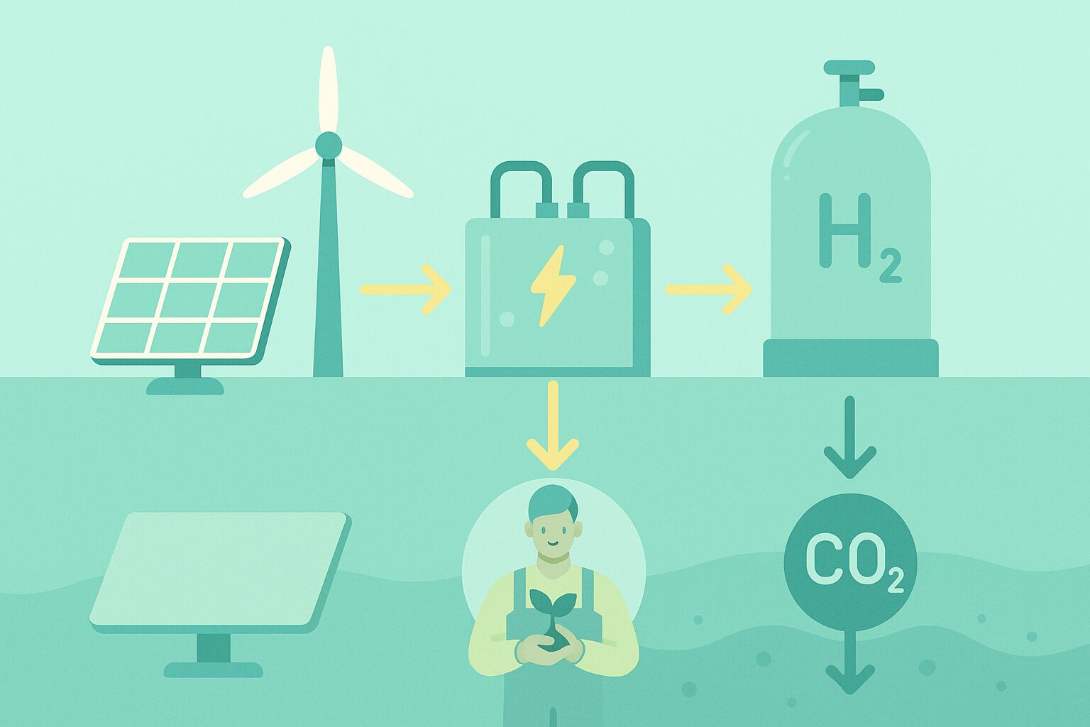 ターコイズ水素 × カーボンネガティブ × 透明性トークン化 —— 三位一体